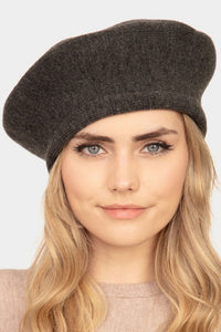 Lost In Paris Ivory Fashionable Beret Hat