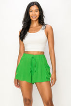 Load image into Gallery viewer, Summer Breeze Kelly Green Drawstring Shorts