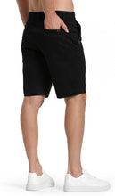 Load image into Gallery viewer, Men&#39;s Casual Summer Black Shorts