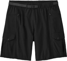 Load image into Gallery viewer, Men&#39;s Lightweight Cargo Black Shorts