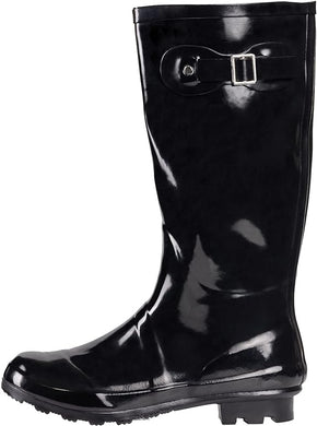 Black Waterproof Rain Boots Water Shoes