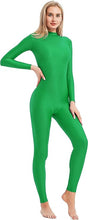Load image into Gallery viewer, Royal Blue Long Sleeve Zip Back Leotard Catsuit/Jumpsuit