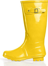 Load image into Gallery viewer, Yellow Waterproof Rain Boots Water Shoes
