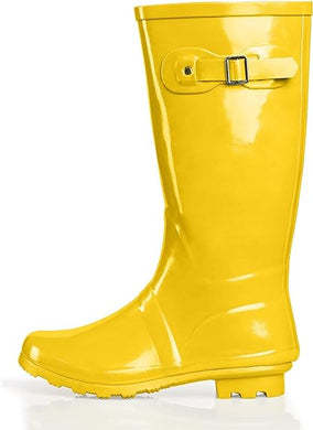 Yellow Waterproof Rain Boots Water Shoes