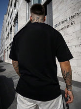 Load image into Gallery viewer, Men&#39;s Paris Printed Short Sleeve Black T-Shirt