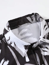 Load image into Gallery viewer, Men&#39;s Striped Orange Short Sleeve Shirt &amp; Shorts Set
