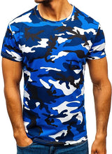 Load image into Gallery viewer, Men&#39;s Camouflage Grey/White Short Sleeve T-Shirt