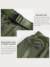 Load image into Gallery viewer, Men&#39;s Lightweight Cargo Army Green Shorts