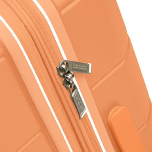 Load image into Gallery viewer, Travel Chic 20 Inch Carry On Coral Orange Spinner Suitcase