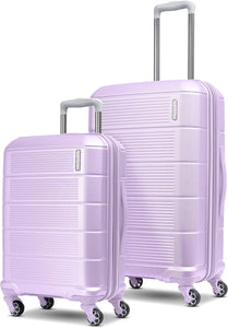 Travel Chic 20/24" Pink Luggage Spinner Suitcase Set
