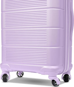 Travel Chic 20/24" Pink Luggage Spinner Suitcase Set