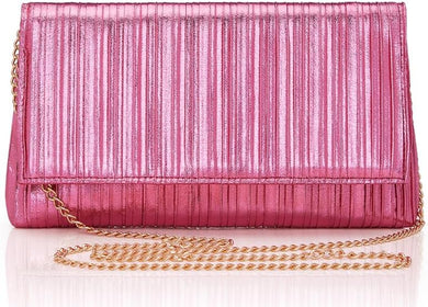 Formal Cocktail Party Style Pink Clutch Evening Bag