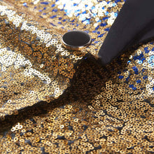 Load image into Gallery viewer, Men&#39;s Gold Silver Tuxedo Two Tone Sequin Blazer &amp; Pants Suit