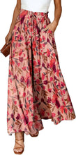 Load image into Gallery viewer, Ready For Vacay Turquoise Brown High Waist Long Pants