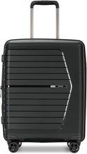 Load image into Gallery viewer, Deep Blue Hardside Top Handle Spinner Carry On Luggage Suitcase