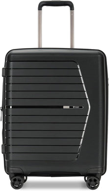 Black Hardside Top Handle Spinner Carry On Luggage Suitcase