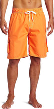Load image into Gallery viewer, Men&#39;s Orange Cargo Style Swim Shorts w/Pockets