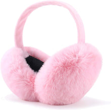 Load image into Gallery viewer, Light Khaki Faux Fur Winter Style Ear Muffs