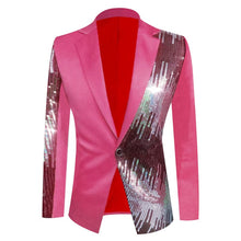 Load image into Gallery viewer, Trendy Men&#39;s Sequin Costume Performance Blazer