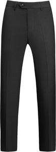Men's Black & Red Tuxedo Two Tone Sequin Blazer & Pants Suit
