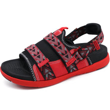 Load image into Gallery viewer, Red Men&#39;s Beach Sporty Hiking Sandal