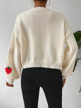Load image into Gallery viewer, Comfy Black Long Sleeve Ribbed Knit Cropped Cardigan Sweater