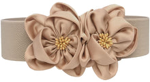 Load image into Gallery viewer, Floral Design Stretch Vintage Style Belt