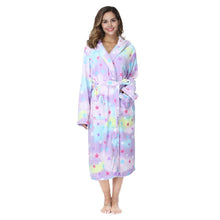 Load image into Gallery viewer, Star Soft &amp; Plush Long Sleeve Hooded Robe
