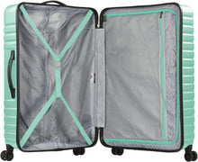 Load image into Gallery viewer, Rugged 30 Inch Hardside Top Handle Teal Spinner Luggage Suitcase