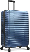 Load image into Gallery viewer, Rugged 30 Inch Hardside Top Handle Teal Spinner Luggage Suitcase