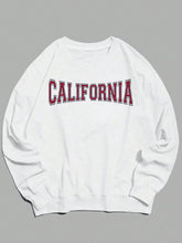 Load image into Gallery viewer, Men&#39;s White California Long Sleeve Pull Over Sweatshirt