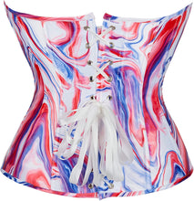 Load image into Gallery viewer, Fancy Chromatic Purple Lingerie Corset