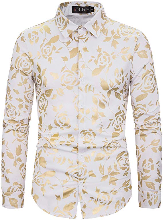 White and deals gold shirt