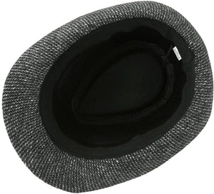 Men's  Grey Trilby Fedoras Panama Jazz Hat