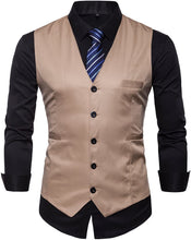 Load image into Gallery viewer, Men&#39;s Formal Slim Fit Business Style Tuxedo Vest