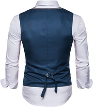 Load image into Gallery viewer, Men&#39;s Formal Slim Fit Business Style Tuxedo Vest