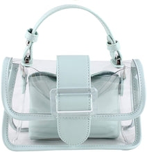 Load image into Gallery viewer, White Clear Shoulder Bag Purse 2 in 1 Transparent Crossbody Bag Jelly Handbag