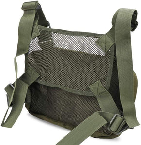 Adjustable Green Tactical Rig Vest Front Pack Bag