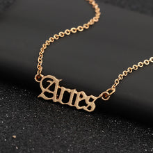 Load image into Gallery viewer, The Zodiac Gold Chain Pendant Necklace