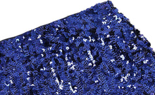 Load image into Gallery viewer, World Class Navy Blue Sparkle Bodycon Sequin Mini Skirt