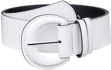 Load image into Gallery viewer, Vintage Wide Patent Chunky Buckle Grommet Cinch Red High Waist Belt for Women