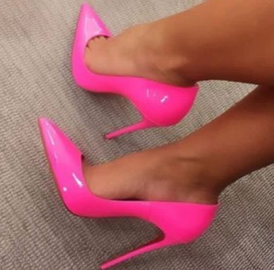 Pretty Pastel Pink High Fashion Heels