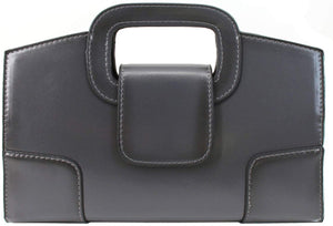 Vintage Flap Grey Tote Top Handle Satchel Handbags