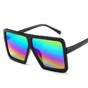 Eliminator Black Square Designer Sunglasses