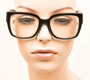 Retro Tortoise Square Hipster Frames Clear Lens Eye Glasses