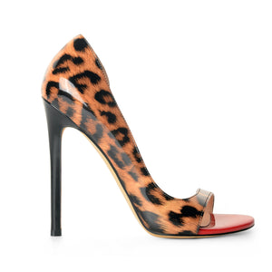 Leopard High Heel Pointy Heel Pumps