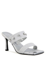 Load image into Gallery viewer, EDM Queen Diamante Embellished Glitter Sandals