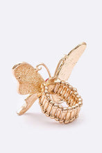 Load image into Gallery viewer, Crystal Butterfly Iconic Stretch Ring