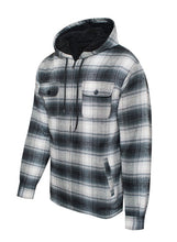 Load image into Gallery viewer, Men&#39;s White Flannel Sherpa Lining Jacket