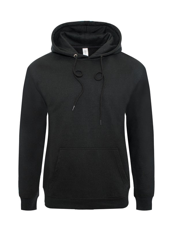 Men's Heather Grey Fleece Long Sleeve Pullover Hoodie